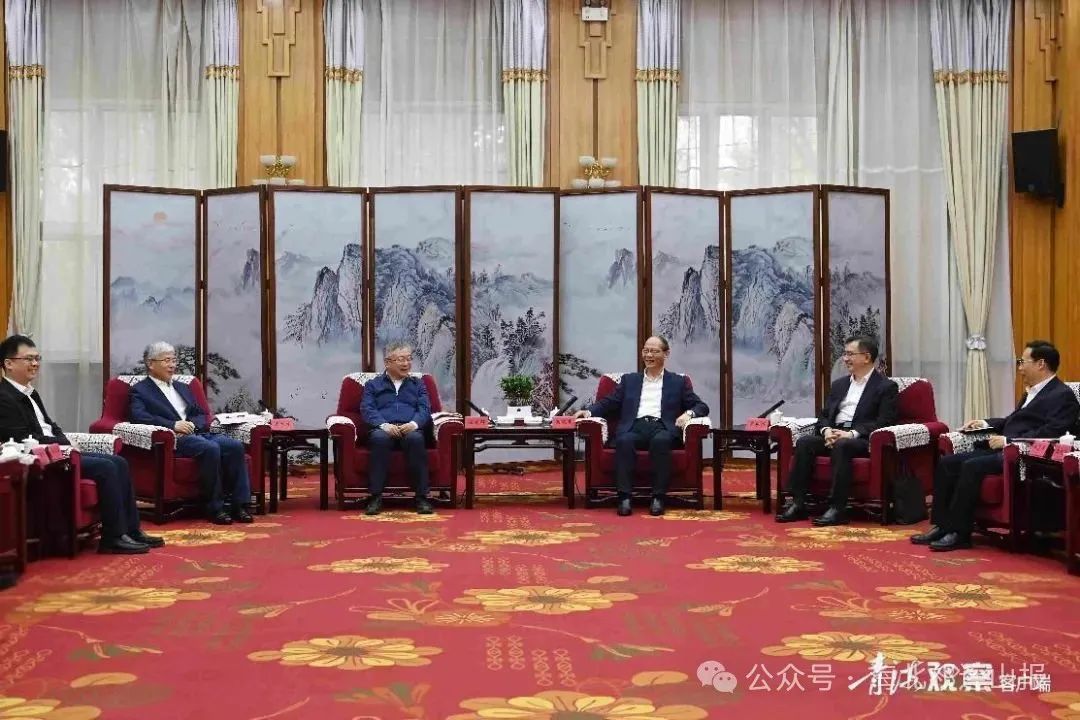 吴晓军罗东川与山东大学党委书记任友群校长李术才一行座谈